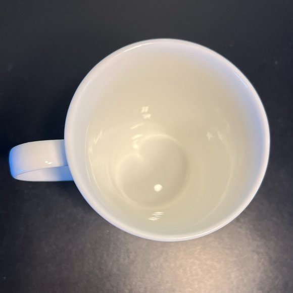 Set of 2  Mikasa SWIRL White Bone China Tapered Ribbed Cups Mugs - Picture 6 of 11